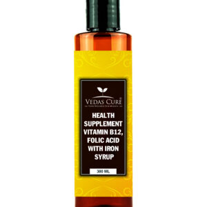 HEALTH SUPPLEMENT VITAMIN B12, FOLIC ACID WITH IRON SYRUP 300 ML