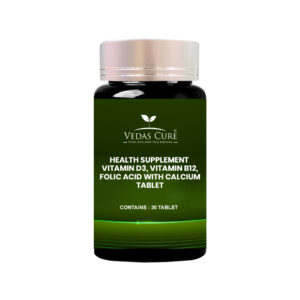 HEALTH SUPPLEMENT VITAMIN D3, VITAMIN B12, FOLIC ACID WITH CALCIUM TABLET CONTAINS: 30 TABLET