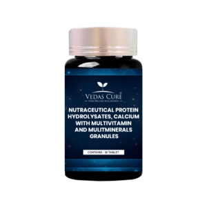 NUTRACEUTICAL PROTEIN HYDROLYSATES, CALCIUM WITH MULTIVITAMIN AND MULITMINERALS GRANULES CONTAINS: 30 TABLET