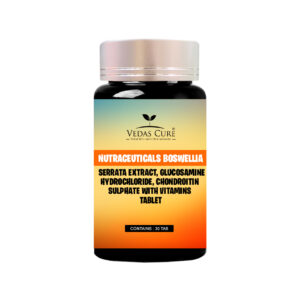 NUTRACEUTICALS BOSWELLIA SERRATA EXTRACT, GLUCOSAMINE HYDROCHLORIDE, CHONDROITIN SULPHATE WITH VITAMINS TABLET CONTAINS: 30 TAB