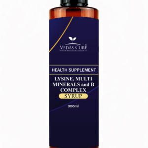 HEALTH SUPPLEMENT LYSINE, MULTI MINERALS and B COMPLEX SYRUP 300ml