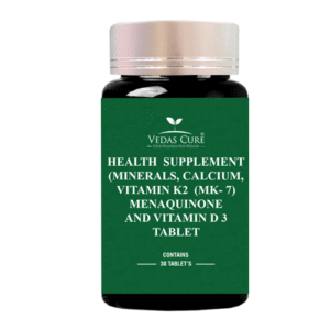 HEALTH SUPPLEMENT (MINERALS, CALCIUM, VITAMIN K2 (MK-7) MENAQUINONE AND VITAMIN D 3 TABLET 30 TAB